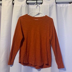 OLD NAVY Burnt Orange Long Sleeve T-shirt